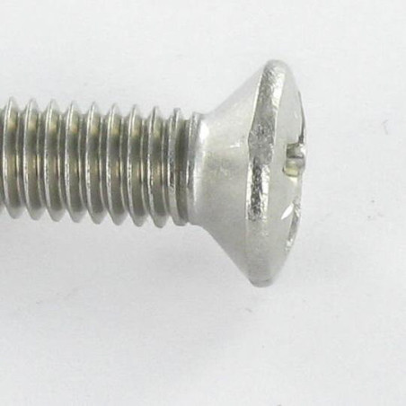 1 x Vite Per Metalli Acciaio Inox A2 Testa Forata Bombata Pozy M5X30
