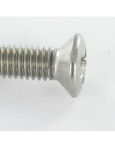1 x Vite Per Metalli Acciaio Inox A2 Testa...