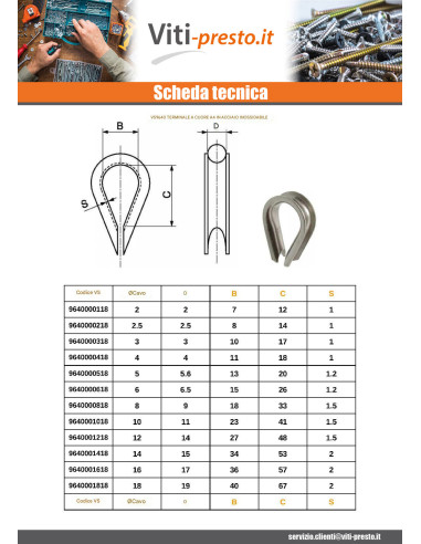 1 x Redancia A Forma Di Cuore Acciaio Inox A4...