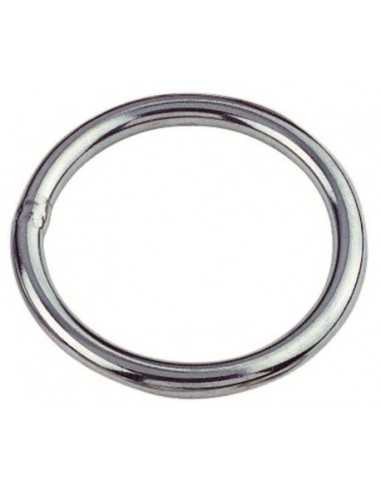 1 x Anello Saldato Acciaio Inox A4 4X30