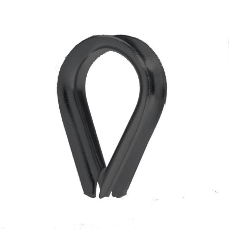 1 x Redancia A Forma Di Cuore Acciaio Inox A4 Nero Diametro 8