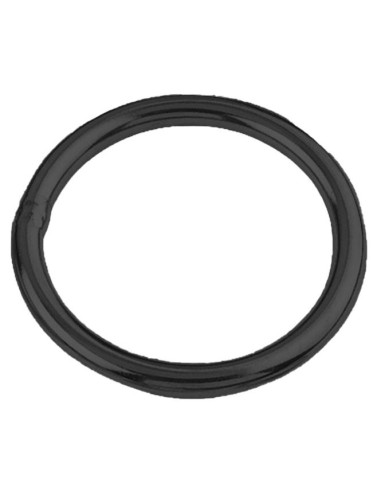 1 x Anello Saldato Acciaio Inox A4 Nero 3X15