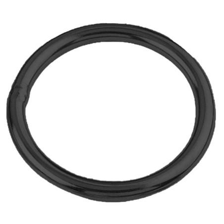 1 x Anello Saldato Acciaio Inox A4 Nero 5X30
