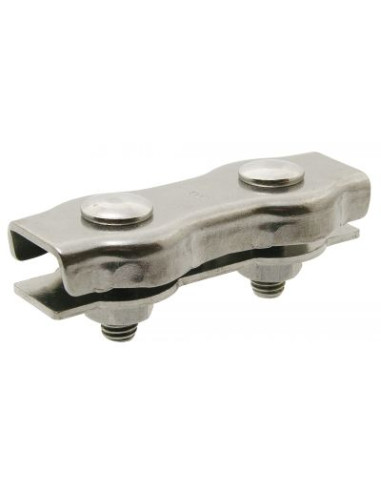 1 x Serracavo Piatto Doppio Acciaio Inox A4...