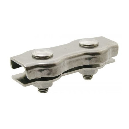 1 x Serracavo Piatto Doppio Acciaio Inox A4 Diametro 5