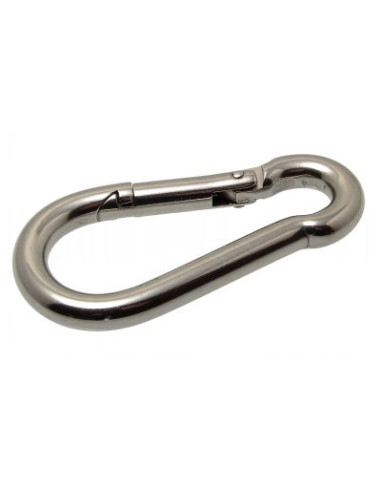 1 x Moschettone Acciaio Inox A4 Diametro 12