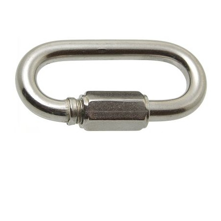 1 x Maglia Rapida Acciaio Inox A4 10