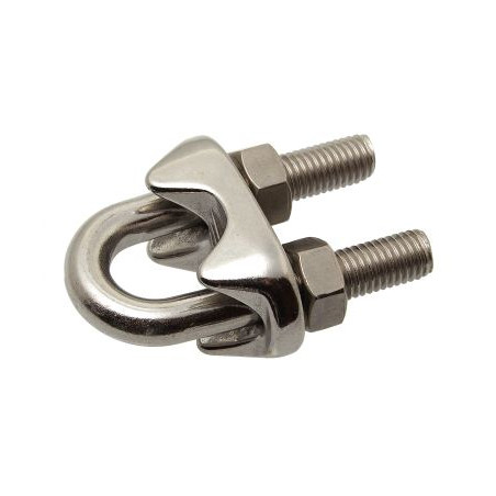 1 x Serracavo A Staffa Acciaio Inox A4 Per Cavo Da Diametro 20