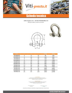 Grillo LIRA Forgiata Acciaio Inox A4 Diametro 4 2