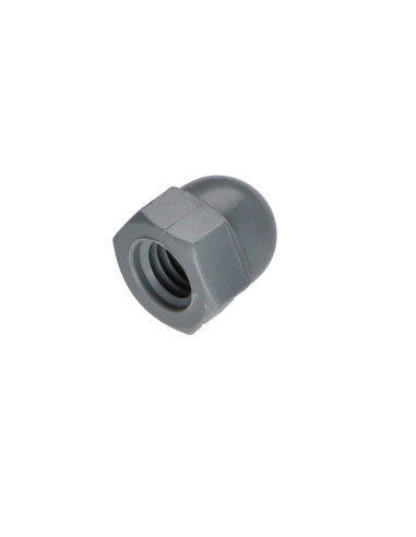 1 x Dado cieco Nylon Grigio Chiaro M8