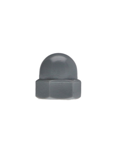 1 x Dado cieco Nylon Grigio Chiaro M8