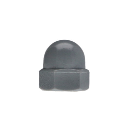 1 x Dado cieco Nylon Grigio Chiaro M8