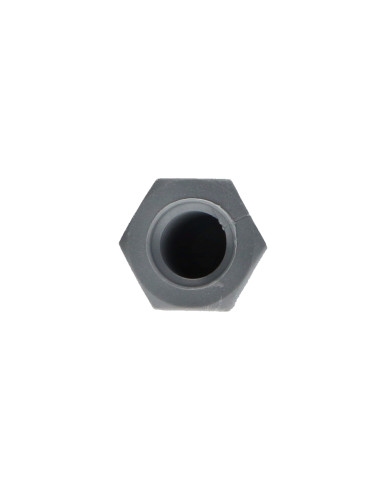 1 x Dado cieco Nylon Grigio Chiaro M8