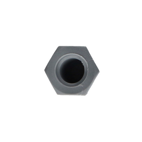 1 x Dado cieco Nylon Grigio Chiaro M8