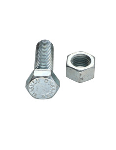 Bullone (Venduto Con Dado) Testa Esagonale M16X50 Classe...