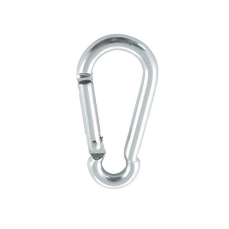 1 x Moschettone POMPIERE 8X80 SOLDI Alluminio