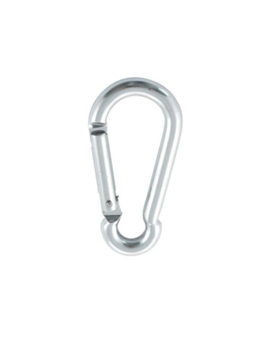 1 x Moschettone POMPIERE 5X50 SOLDI Alluminio