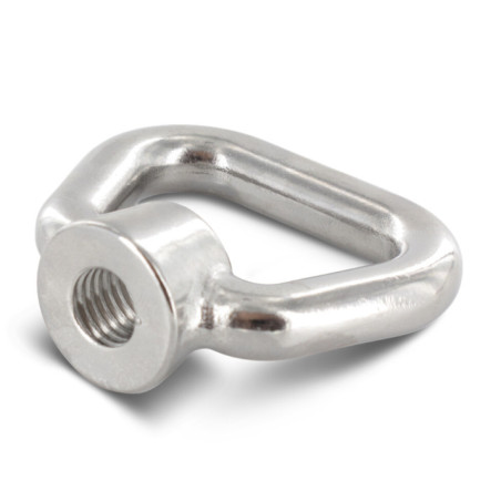 1 x Dado con Anello Di Sicurezza Per CINGHIA M16 Acciaio Inox A4