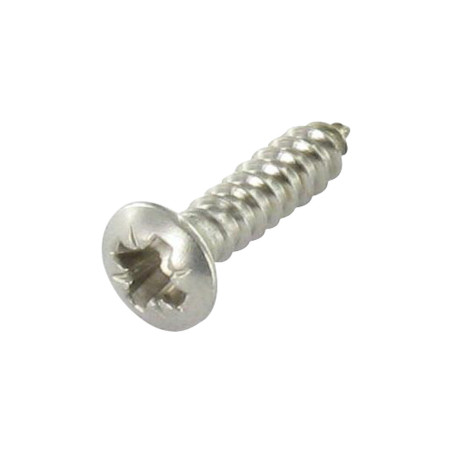 1 x Vite Per Lamiera Testa Forata Bombata Pozy 4,2 x 38 Acciaio Inox A4