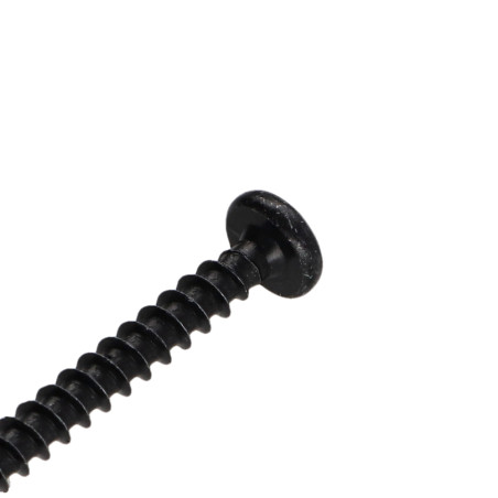 1 x Vite Per Legno E Truciolato Testa Poelier Pozi PZ5 5X50 Acciaio Zincato Nero