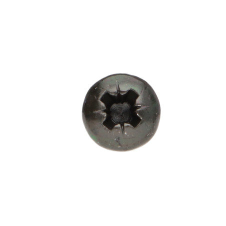 1 x Vite Per Legno E Truciolato Testa Poelier Pozi PZ4 3X16 Acciaio Zincato Nero microviti
