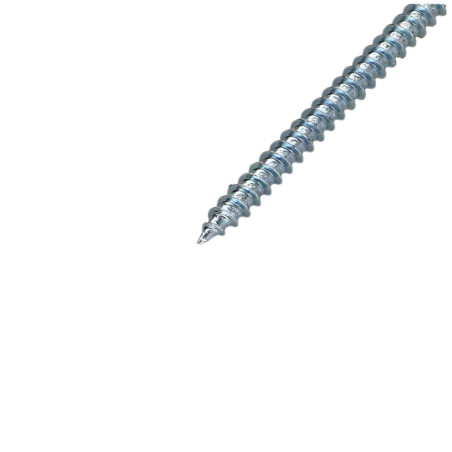 1 x Vite Per Legno E Truciolato Testa Poelier Pozi PZ5 5X70 Filettata Su 60 Zincate