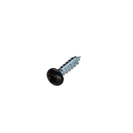 1 x Vite Per Legno E Truciolato Testa Poelier Pozi PZ5 3,5X15 Zincate Laccato Nero Ral9005 Nero Intenso