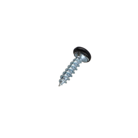 1 x Vite Per Legno E Truciolato Testa Poelier Pozi PZ5 3,5X15 Zincate Laccato Nero Ral9005 Nero Intenso