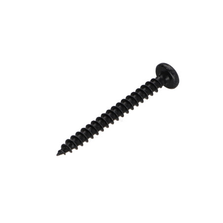 1 x Vite Per Legno E Truciolato Testa Poelier Pozi PZ6 6X35 Acciaio Zincato Nero
