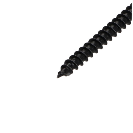 1 x Vite Per Legno E Truciolato Testa Poelier Pozi PZ6 6X35 Acciaio Zincato Nero