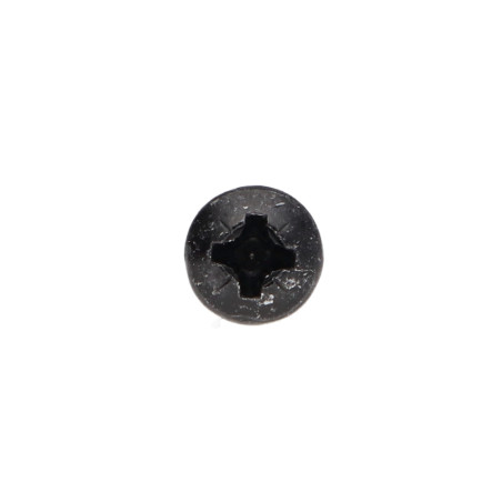 1 x Vite Per Legno E Truciolato Testa Poelier Pozi PZ6 6X35 Acciaio Zincato Nero