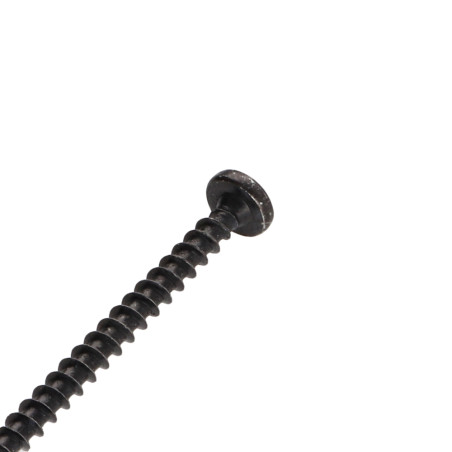 1 x Vite Per Legno E Truciolato Testa Poelier Pozi PZ5 5X60 Acciaio Zincato Nero