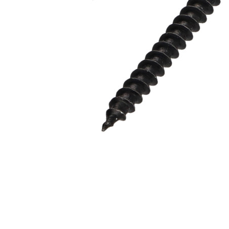 1 x Vite Per Legno E Truciolato Testa Poelier Pozi PZ5 5X60 Acciaio Zincato Nero