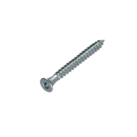 1 x Vite Per Legno E Truciolato Testa Forata Con Esagono Incassato 6X60 Dentellato Chiave 4 Zincate