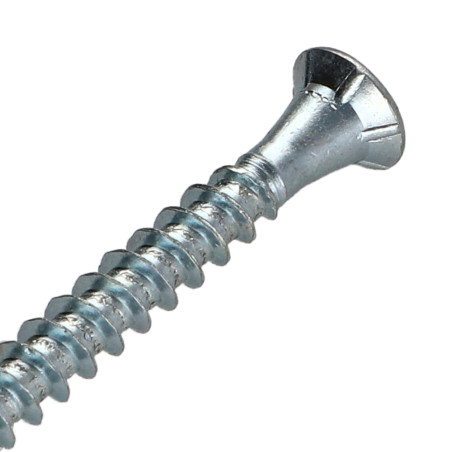1 x Vite Per Legno E Truciolato Testa Forata Con Esagono Incassato 6X60 Dentellato Chiave 4 Zincate