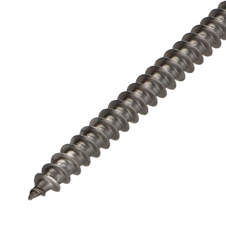 1 x Vite Per Legno E Truciolato Acciaio Inox A2 Testa Poelier Pozy 5X80