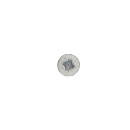 1 x Vite Per Legno E Truciolato Acciaio Inox A2 Testa Poelier Pozy 3,5X20 Laccato Bianco
