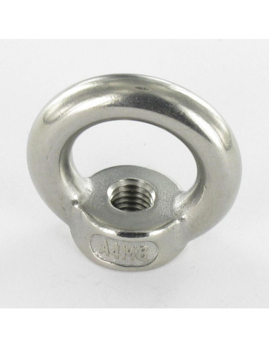 1 x Dado con Anello Di Sollevamento M24 Acciaio...