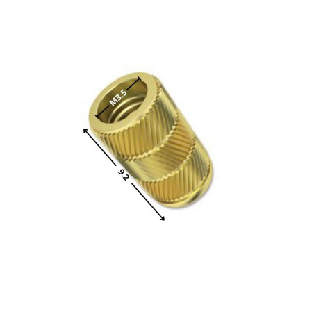 1 x Inserto Ottone FLOWFIX M3.5X9.2