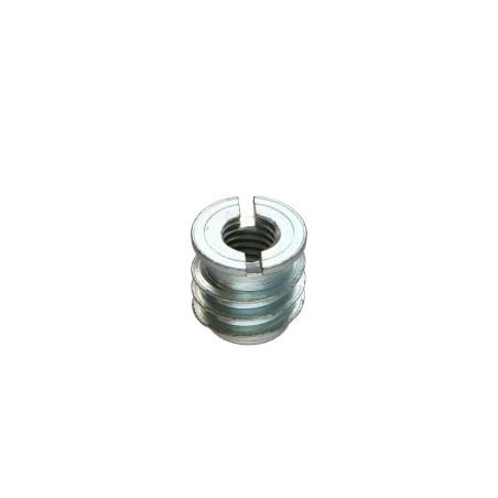 1 x Inserto autofilettante per legno M8 13X25 Acciaio Grezzo