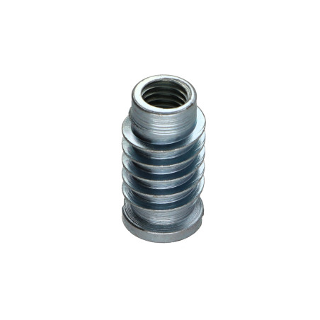 1 x Inserto autofilettante per legno M8 13X25 Zincate