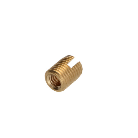 1 x Inserto Filettato con fessura Ottone M6X14