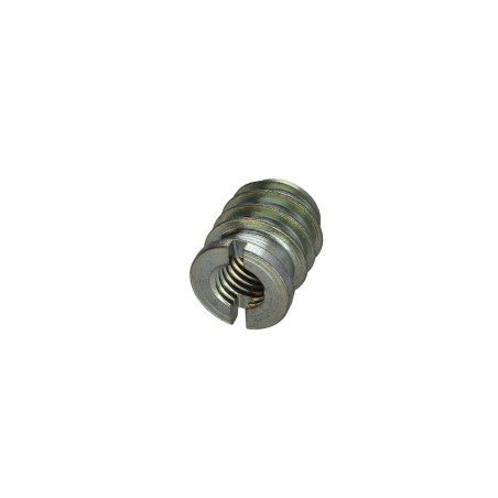 1 x Inserto autofilettante per legno Zincate M8 14X17