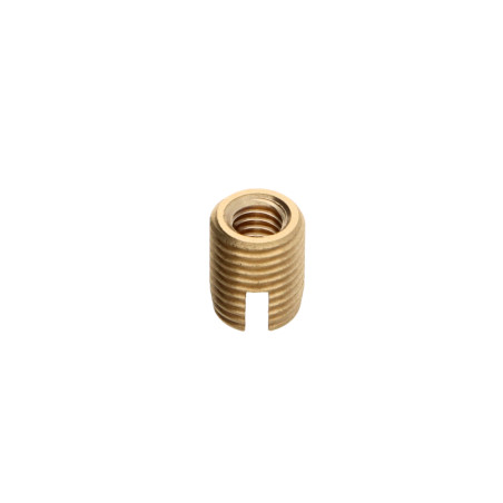 1 x Inserto Filettato con fessura Ottone M8X15