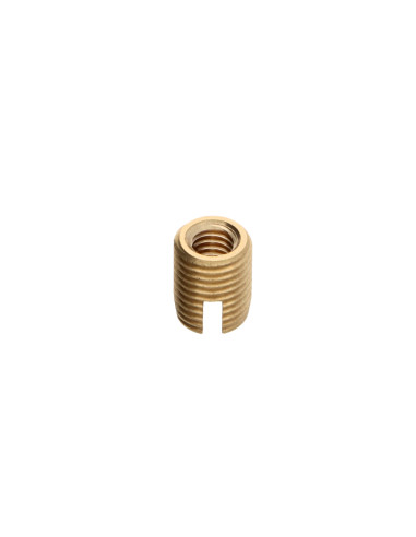 1 x Inserto Filettato con fessura Ottone M3X6