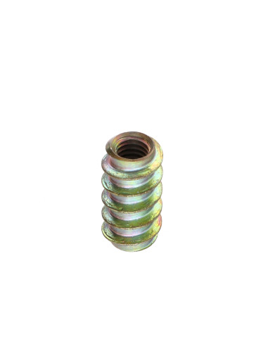 1 x Inserto No Con Intaglio M6 10X20 Zincate