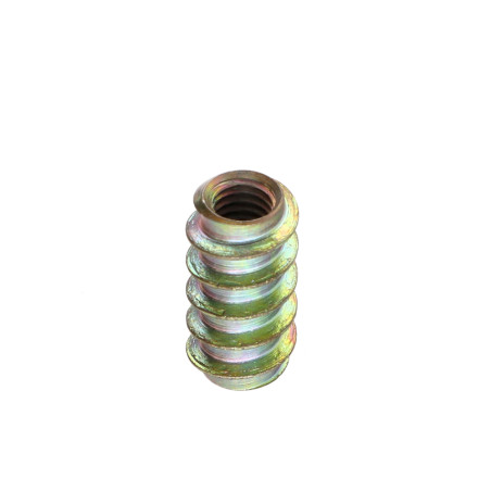 1 x Inserto No Con Intaglio M6 10X20 Zincate