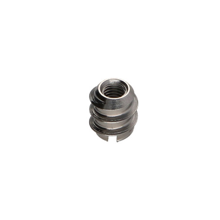 1 x Inserto Filettato Legno 8X10 M4 Acciaio Inox A2