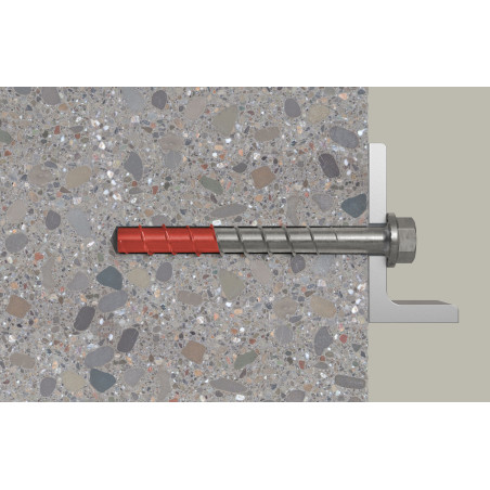 1 x Vite Per Calcestruzzo Testa Esagonale Fischer Ultracut Fbs Ii NOI 10X120 Acciaio Inox A4