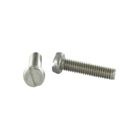 1 x Vite Per Metalli Acciaio Inox A2 Testa Cilindrica Con Intaglio M4X12